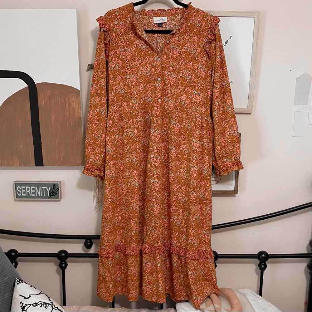 ☽ floral dress